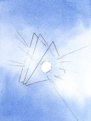 I was shown a symbol of the Holy Trinity: three triangles, with a fire like molten lava (representing Divine Love) at the heart of each