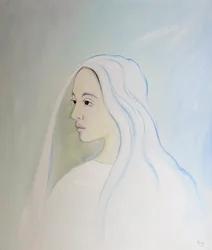 In Heaven the Virgin Mary shares her son