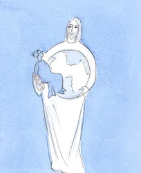 It is Christ Who - with the Father and the Holy Spirit - holds me in existence, as He holds the entire world in existence