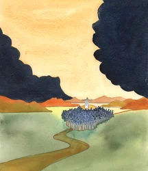 It was as a cloud over the earth had been rent apart, when Jesus toured Galilee, speaking the truth about the purpose of life, the glory of the Father, the need for repentance, and for Baptism