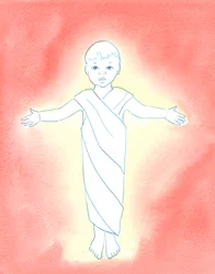 Jesus Christ is true God, who took on our human nature, having the humility and goodness to come amongst us as a mere infant