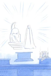 Just as, for an earthly party, we have guests, music and light, so Heavenly guests attend the 