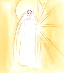 Our Lady appeared before me, in her dazzling Heavenly beauty