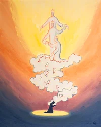 Our prayers for others rise up like letters carried on a cloud of incense to the floor of Heaven, to God the Holy Trinity, bearing all the names of our dear ones