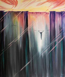 Over the abyss of spiritual darkness, our faith in Christ allows us to cling to a thread of hope
