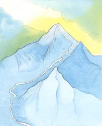 Someone who speaks about Mount Everest is worth believing if we know that he has followed the right path