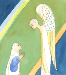 The Angel said to Mary: "Do not be afraid, Mary, for you have found favour with God