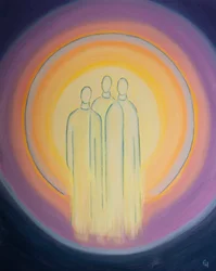 The Holy Trinity, One God, three Persons, lives within the soul of the Christian in dazzling splendour.