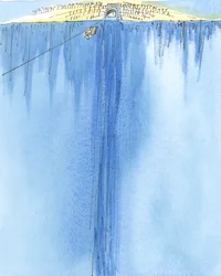 The journey from life to death is like being on a cable-car between two mountains