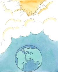 Though we must pray and work to help the needy all over the world, we must keep our thoughts also on Heaven, lest we become despondent, forgetting the glory and joy that await God