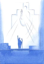 Through each Bishop who is in communion with the Pope, God the Father sanctifies, teaches and guides us