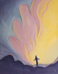 Through the gift of contemplation a soul can glimpse the awesome fire of love which is the Holy Trinity