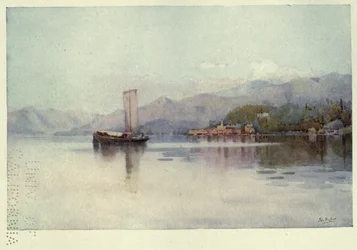 Bellagio, Lago di Como, Illustration from 
