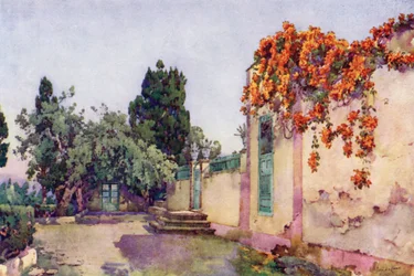 Entrance to a Spanish Villa