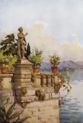 Terrace, Isola Bella, Lake Maggiore
