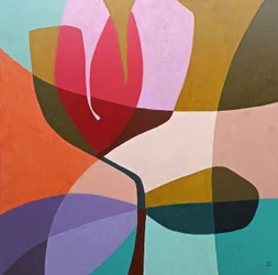 Modern Abstract Flower