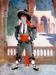 Edmund Payne in The Toreador, c1902