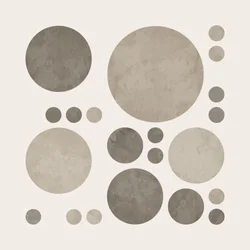 Muted Circles Abstract