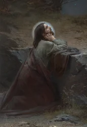 Christ on the Mount of Olives (Thy Will Be Done!)