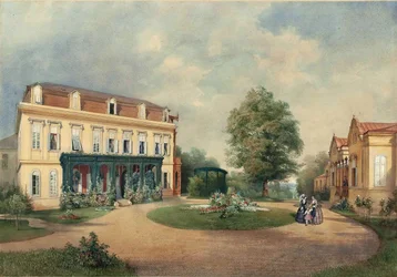 Country House of the Albert Hardt Family in Hadersdorf near Vienna, 1854