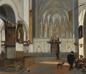 View of the Choir of the Janskerk in Utrecht