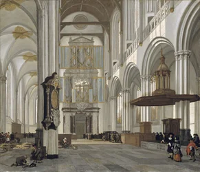 Interior of the Nieuwe Kerk, Amsterdam, 1657