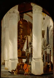 The Nieuwe Kerk at Delft with the Tomb of Willem the Silent