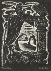 Untitled (Design for Magazine Cover: Ornamental Motif)