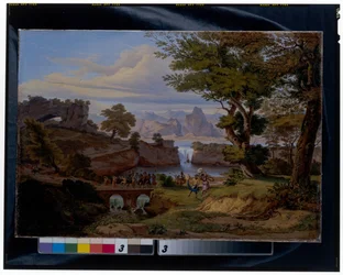 Italianate Landscape with the Triumph of Silenus