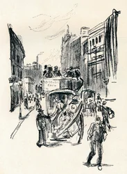 From a Chalk Drawing by Emil Orlik, c1900