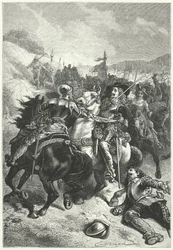 King Charles I at the Battle of Naseby