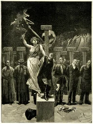 Victor Hugo, Les Chatiments, illustration by Emile Bayard. 