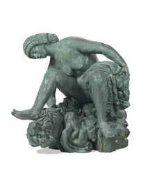 Large Crouching Bather