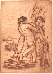 Couple Standing in Water