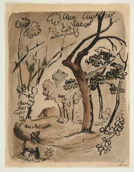 Landscape with Trees