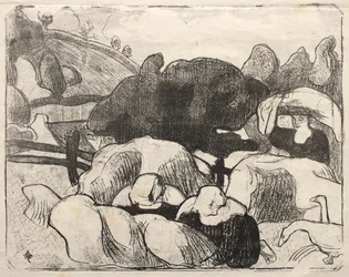 Les Bretonneries: Breton Women Making Haystacks