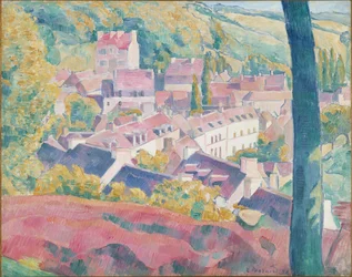 Pont-Aven Seen from the Bois d