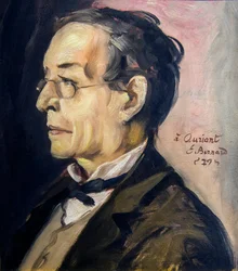 Portrait of Paul Leautaud, writer and columnist. Painting by Emile BERNARD - Musee Calvet, Avignon
