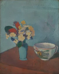 Vase with Flowers and Cup. 1887-88