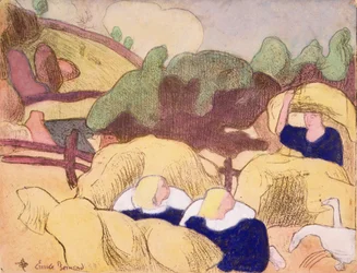 Women Making Haystacks, from the series 