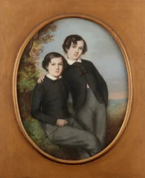 Portrait of J. McNeill Whistler and His Brother William (Dr. William Whistler)