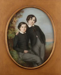 Portrait of J. McNeill Whistler and His Brother William Dr. William Whistler
