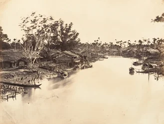 View of the Chinese City Cholen, Sheet No. 6, Saigon, Cochinchina, 1866