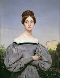 Portrait of Louise Vernet (1814-45) Daughter of the Artist
