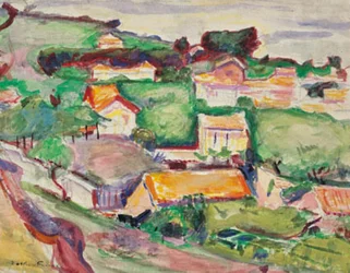View towards a Village