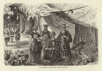 Emperor of Cochin China and His Ministers