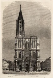 The Facade of the Cathedral of Strasbourg