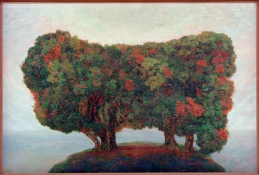 Group of Trees by the Sea