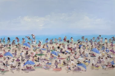 Crowded Summer Beach