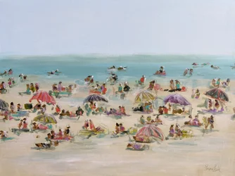 Lively Beach Day